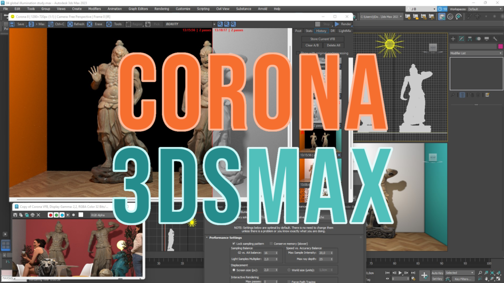 Immagine copertita corso Corona per 3DS Max