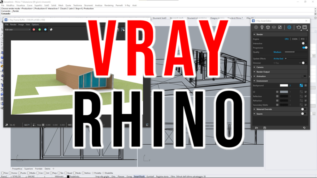 Immagine copertita corso Vray per Rhino