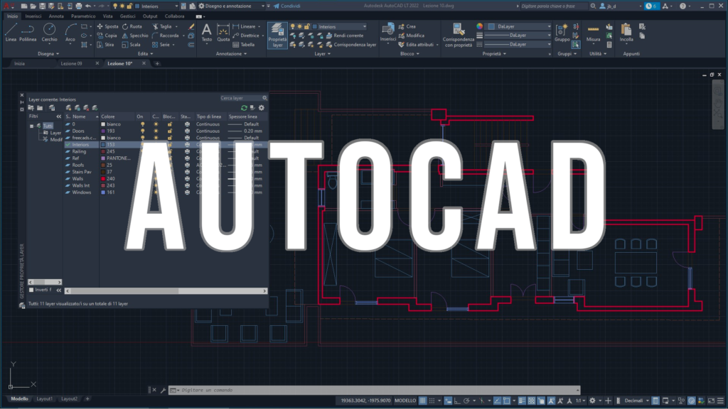 Immagine copertita corso Autocad