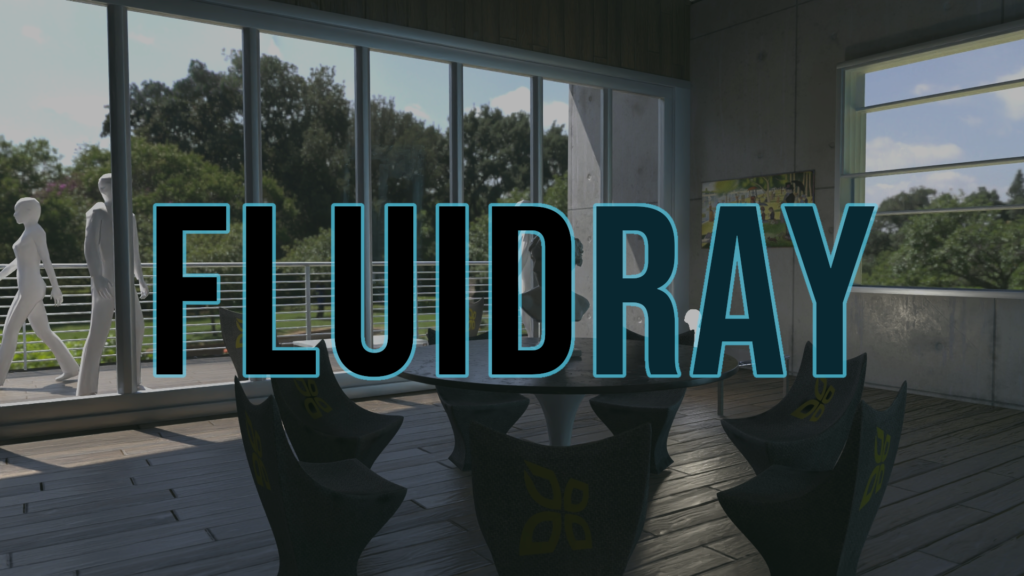 Immagine di copertina corso Fluidray, motore di rendering real time