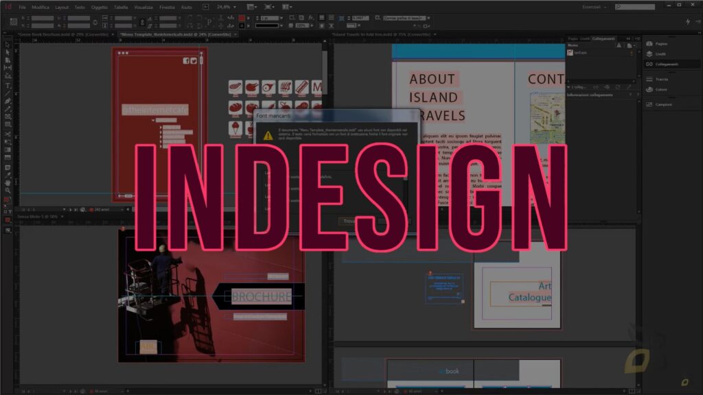 Immagine copertita corso Indesign