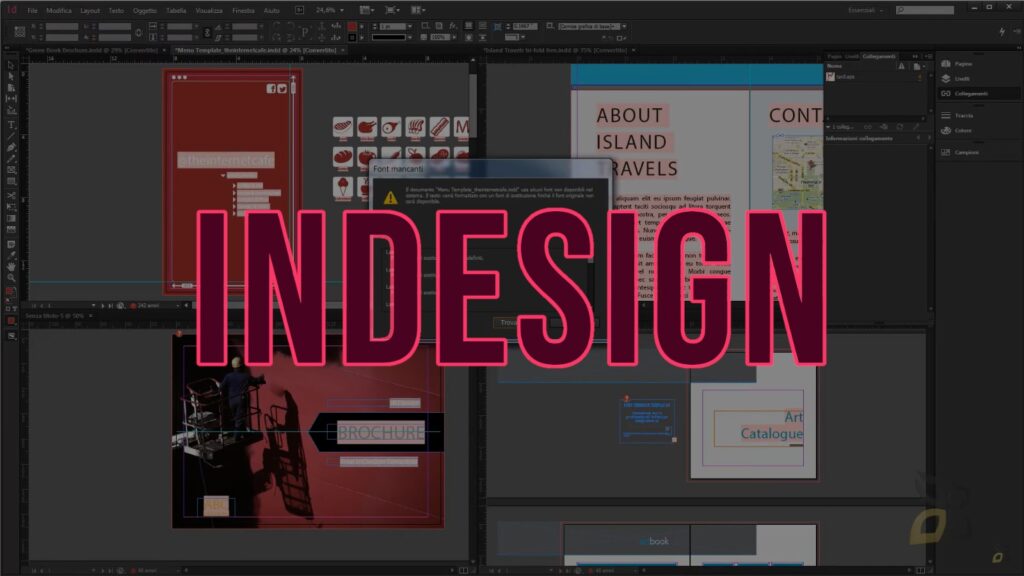 Immagine copertita corso Indesign