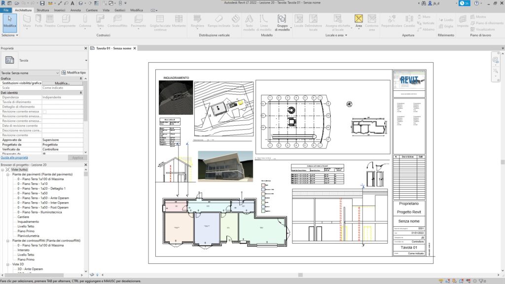 l'immagine rappresenta un modello di progettazione BIM