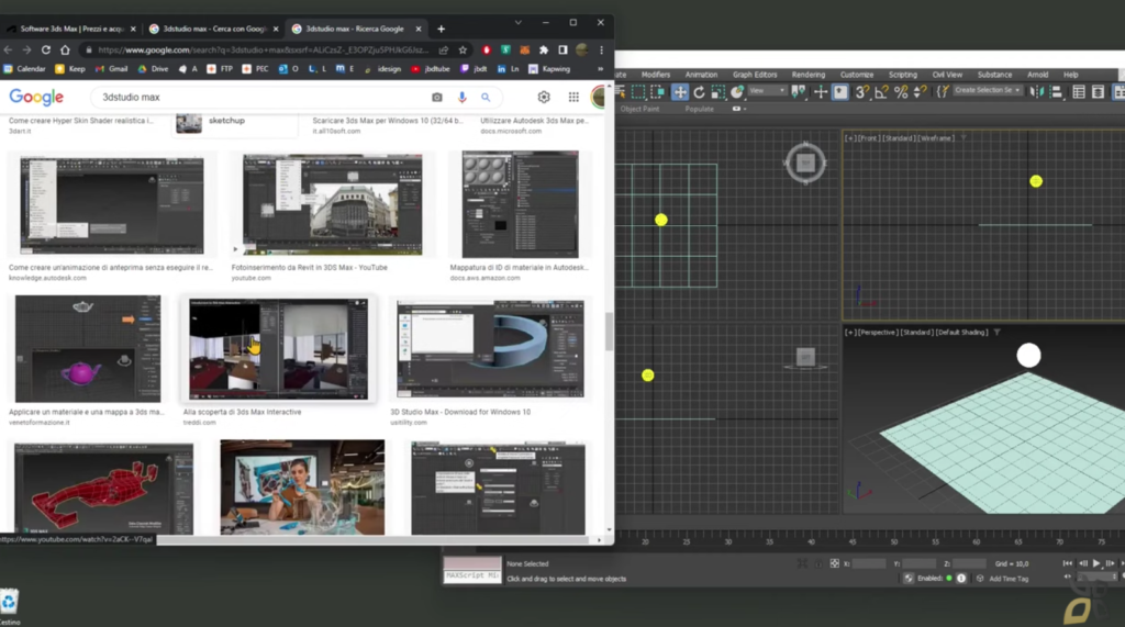 l'immagine rappresenta l'introduzione e l'installazione di 3DS MAX