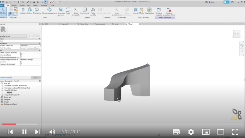 esempio di rappresentazione di materiali e oggetti 3D