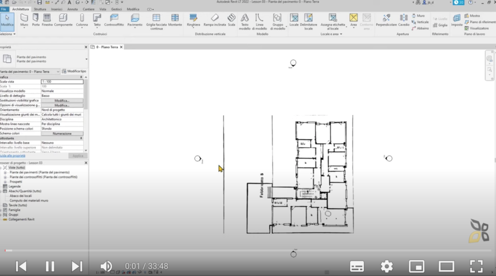 l'immagine raffigura l'importazione di disegni cad