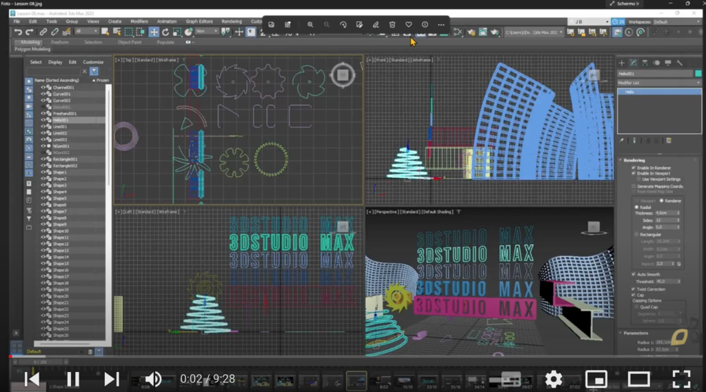 l'immagine rappresenta un esempio di disegno e editing realizzato grazie al software 