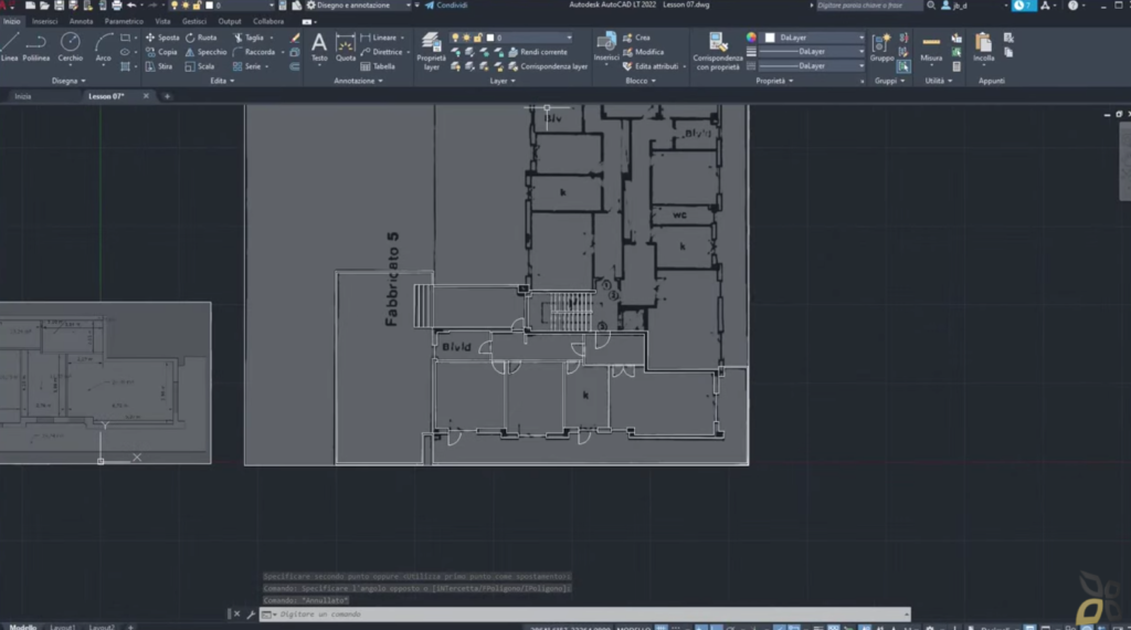 l'immagine raffigura il modo in cui vengono gestiti i progetti con autocad